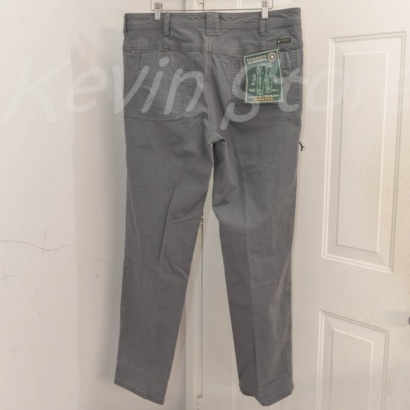 Gray NWT  Canvas Utility Pants for Men GH Bass - Picture 4 of 13